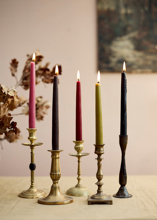 Beaujolais Beeswax Dinner Candles