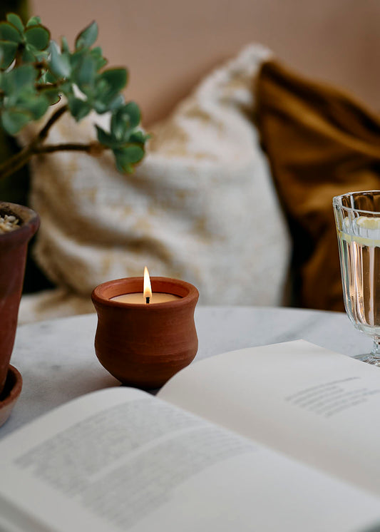 Terracotta Candle Votive