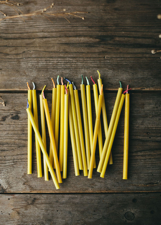 Pure Beeswax Celebration Candles